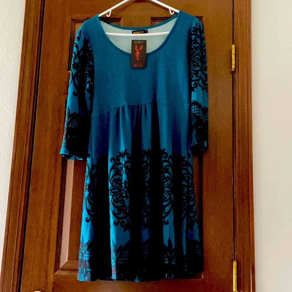 Reborn - Teal Dress